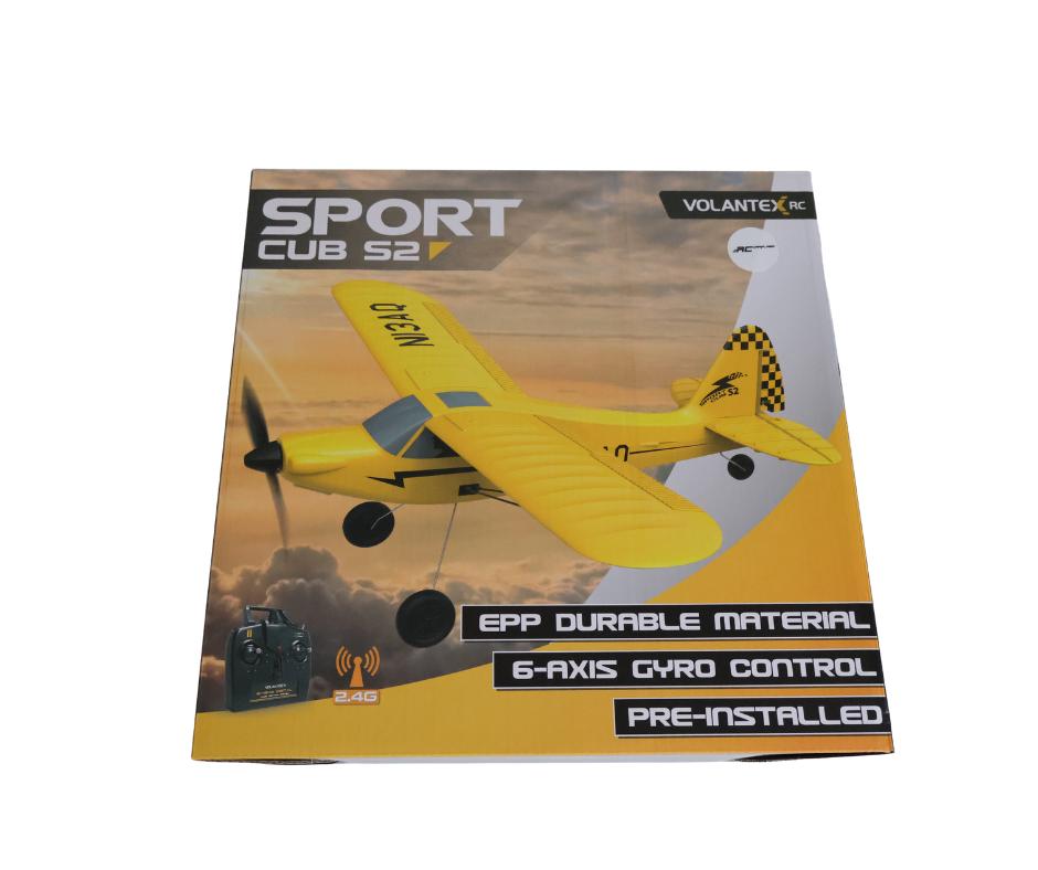 VOLANTEX SPORT CUB S2 3CH 400MM BRUSHED w/GYRO EPP RTF, Hobby en Vrije tijd, Modelbouw | Radiografisch | Vliegtuigen, Ophalen of Verzenden