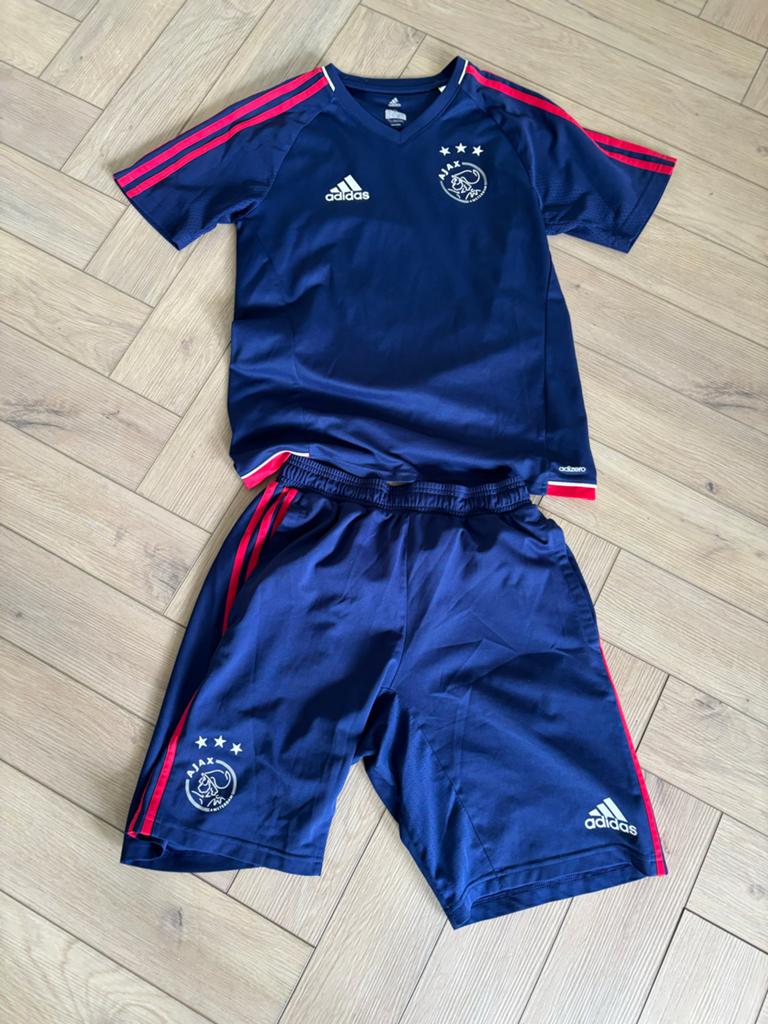 Adidas Ajax pakje Maat S - Blauw/Rood, Blauw, Ophalen of Verzenden, Voetbal, Gedragen