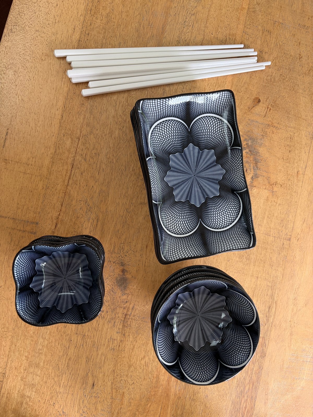 Porseleinen sushi set, nieuw!, Ophalen, Nieuw, Porselein, Overige stijlen