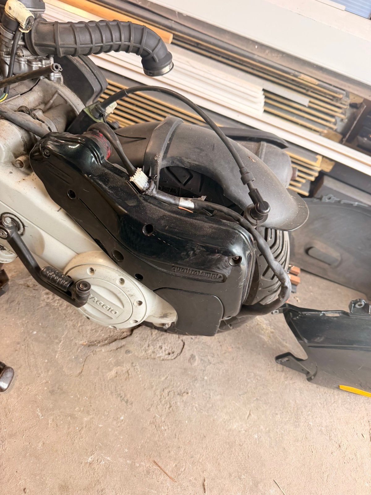 Zip 4takt 50 cc blok, Fietsen en Brommers, Brommeronderdelen | Scooters, Ophalen, Zo goed als nieuw, Blok, Piaggio