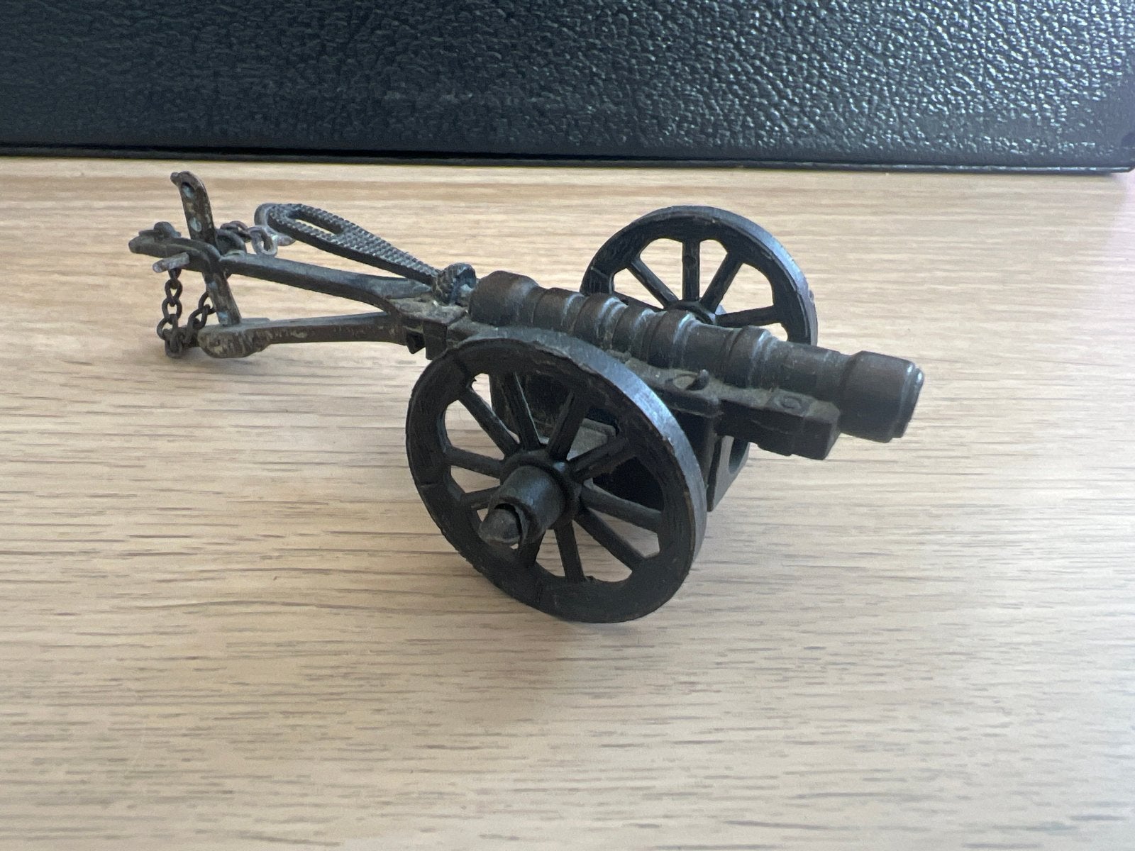 Antiek Miniatuur Kanon - Decoratief Verzamelobject, Ophalen of Verzenden, Gebruikt