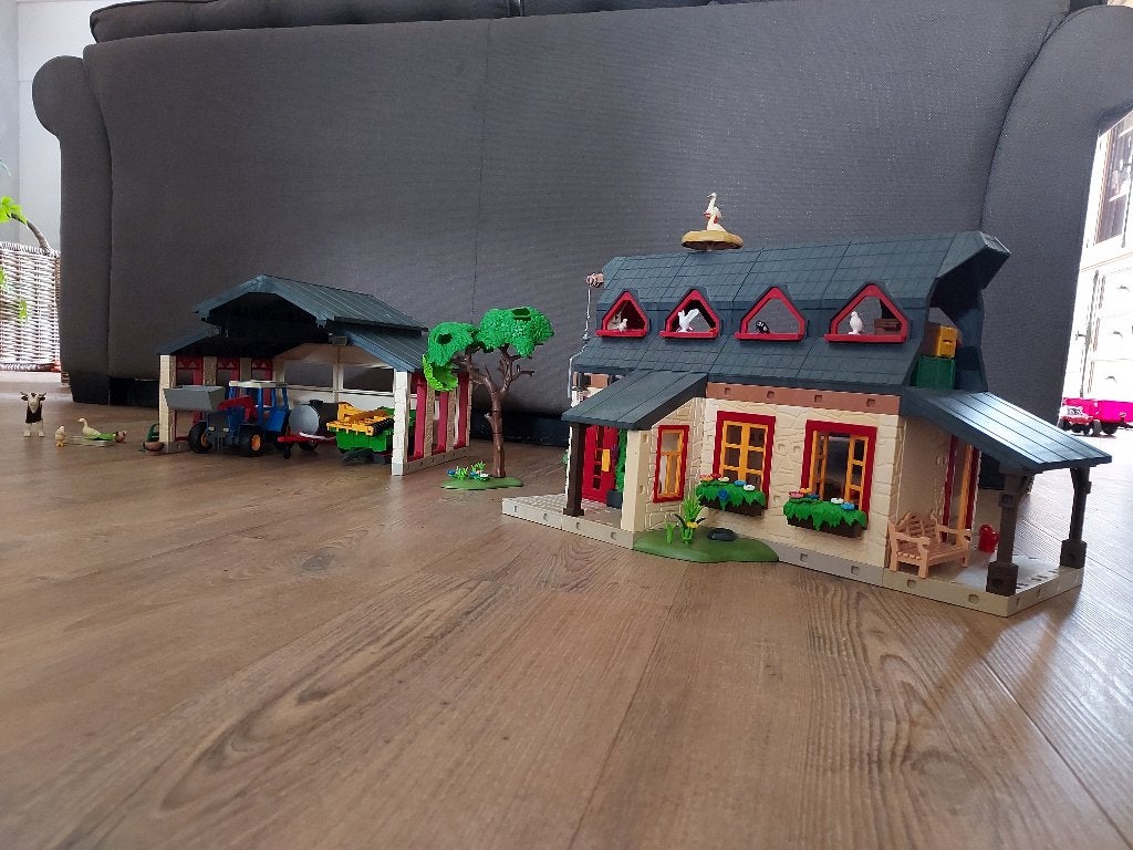boerderij en schuur playmobil, Kinderen en Baby's, Speelgoed | Playmobil, Ophalen, Gebruikt, Complete set, Overige typen