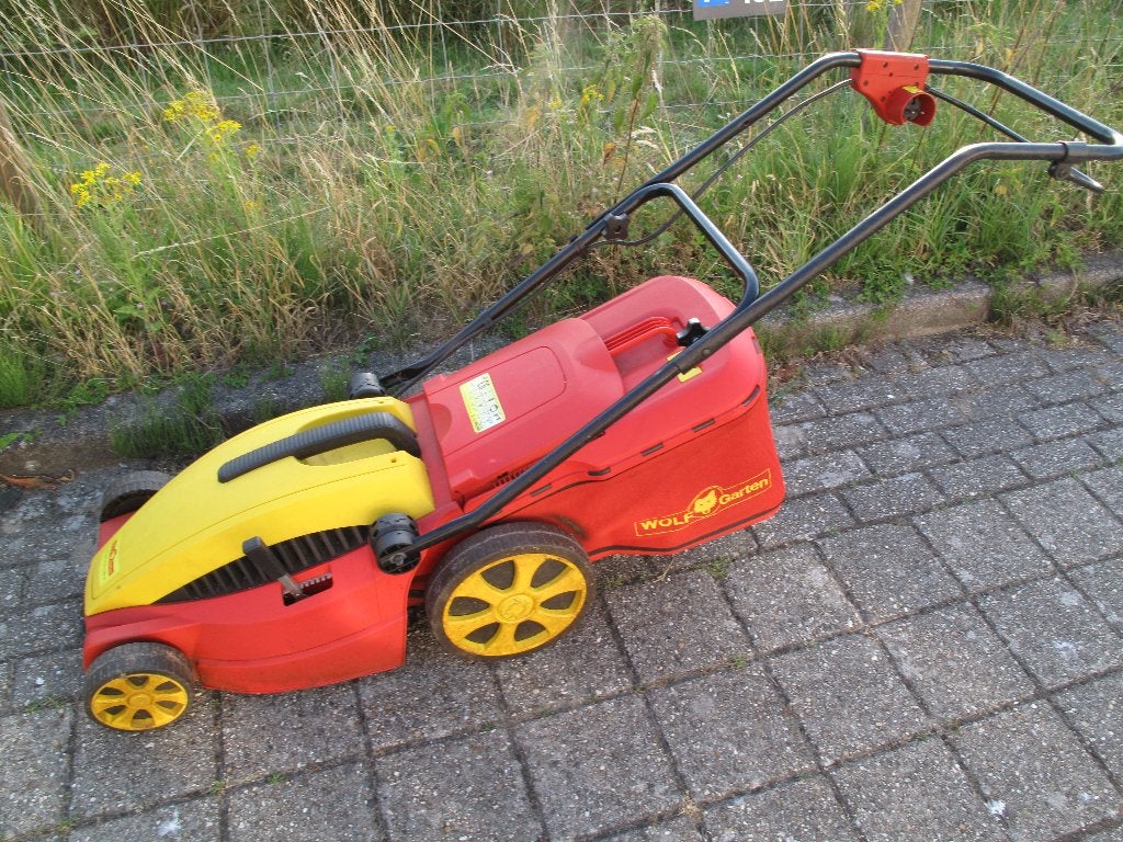 Wolf Garten Ambition 38 E grasmaaier, Ophalen, Cirkelmaaier, Gebruikt, Elektrische grasmaaier