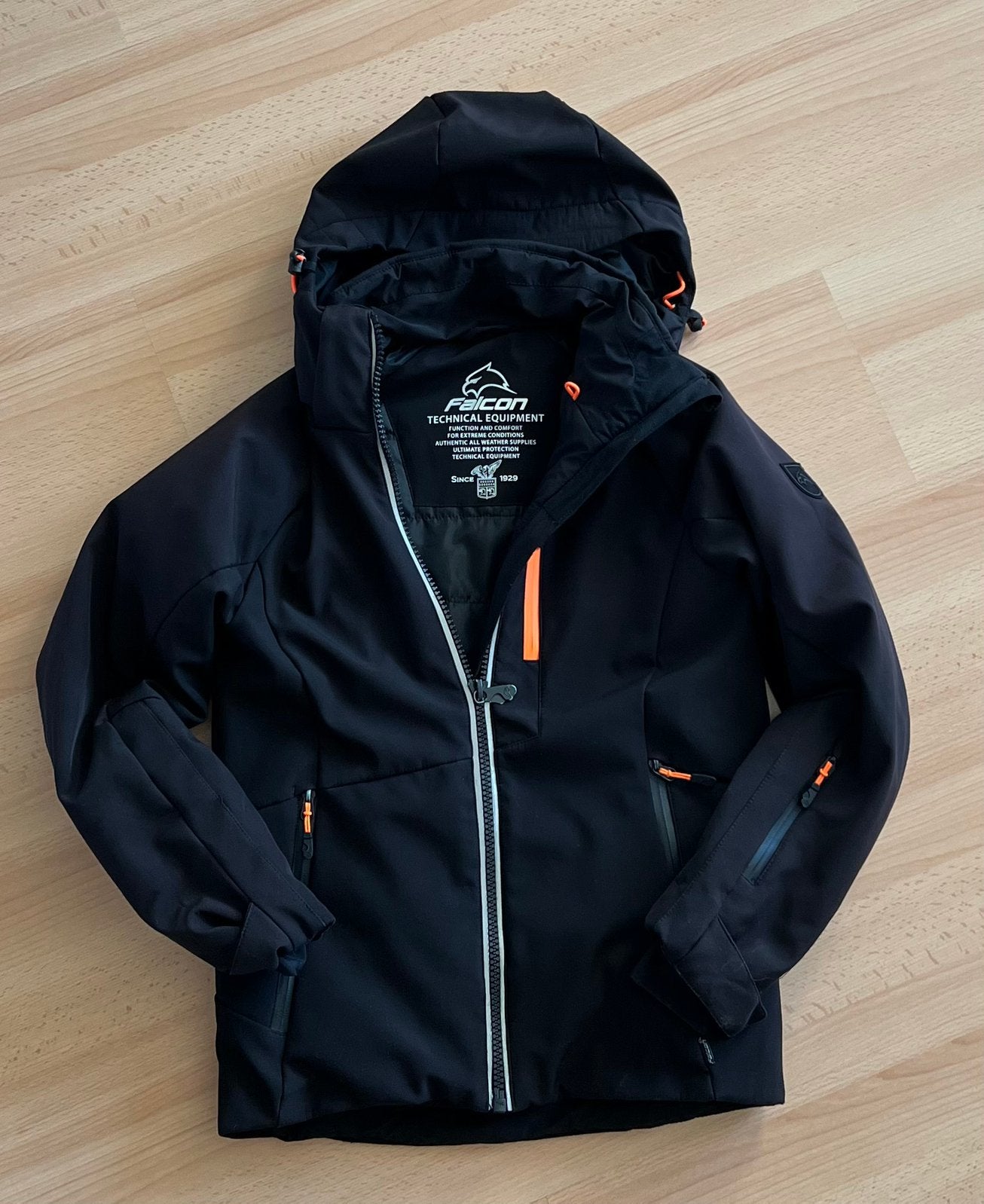 Skijas maat 152 jongen ski jas Falcon, Kinderen en Baby's, Kinderkleding | Maat 152, Ophalen of Verzenden, Zo goed als nieuw, Jongen