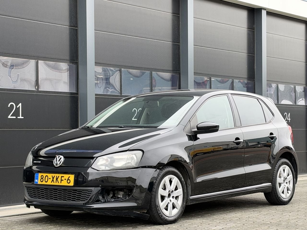 Volkswagen Polo 1.2 TDI Navi Airco (bj 2012), 96 €/maand, Zwart, Te koop, Polo