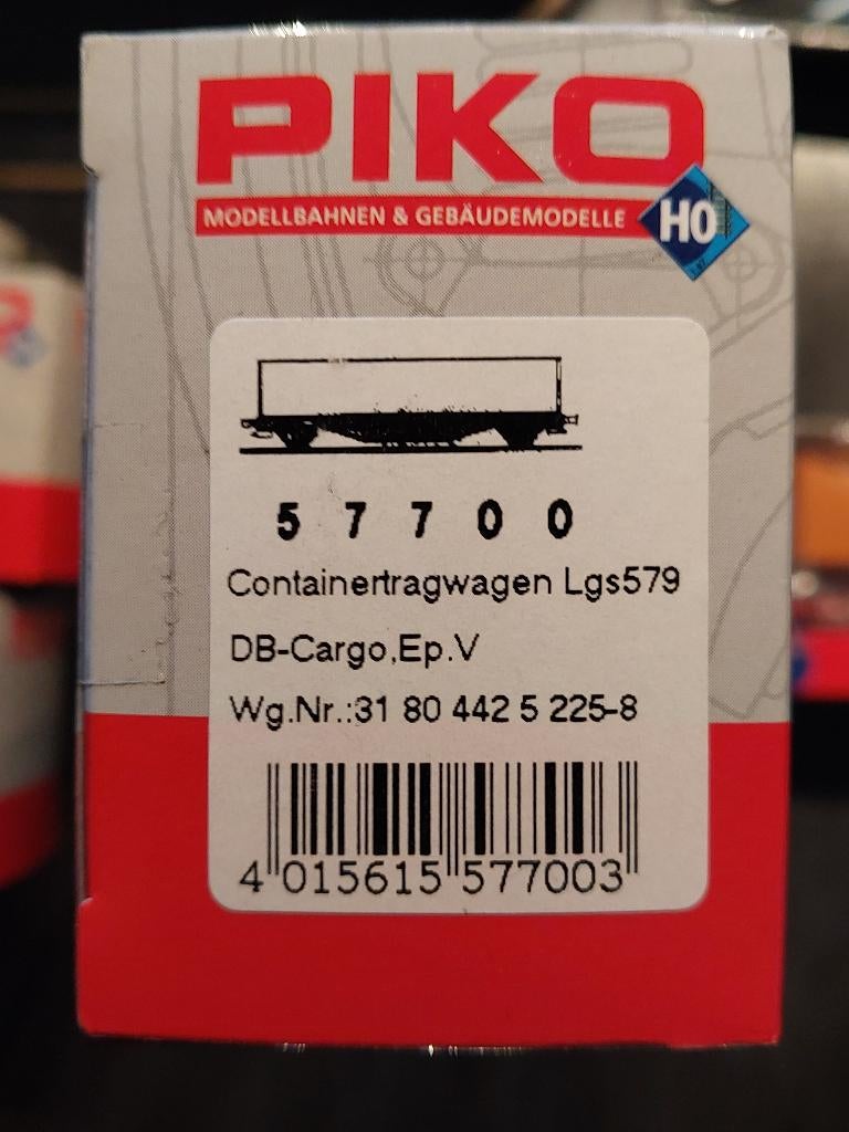 Piko 57700 containerdraagwagen DB Cargo, Hobby en Vrije tijd, Modeltreinen | H0, Gelijkstroom, Analoog, Nieuw, Wagon