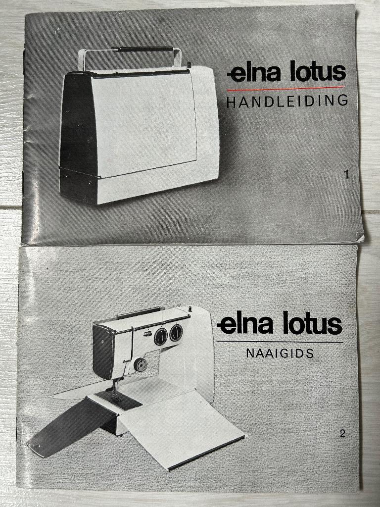 Elna Lotus handleiding, Hobby en Vrije tijd, Naaimachines en Toebehoren, Ophalen, Gebruikt, Naaimachine, Overige merken