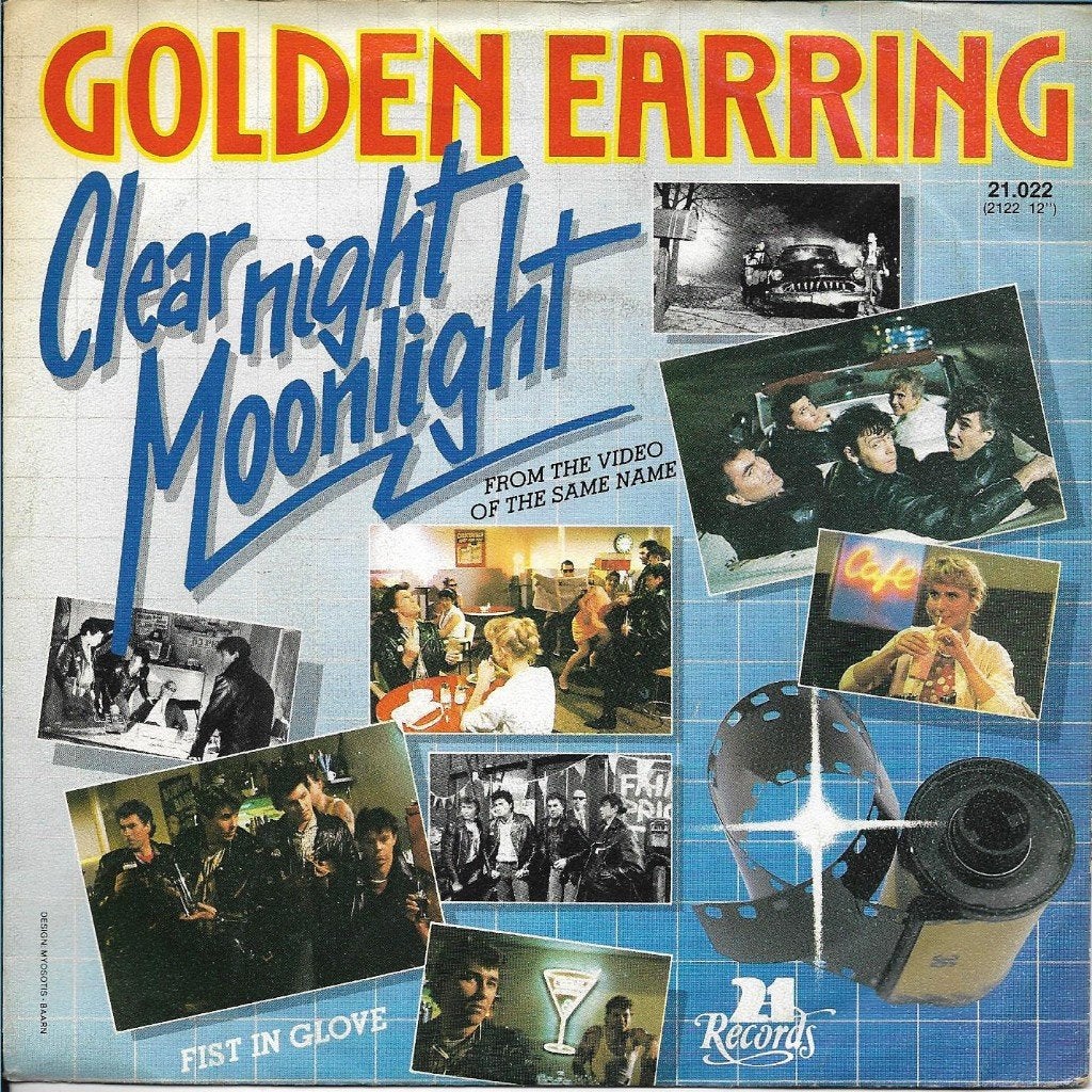 Golden Earring - Clear night moonlight, Cd's en Dvd's, Ophalen of Verzenden, Gebruikt, 7 inch, Pop