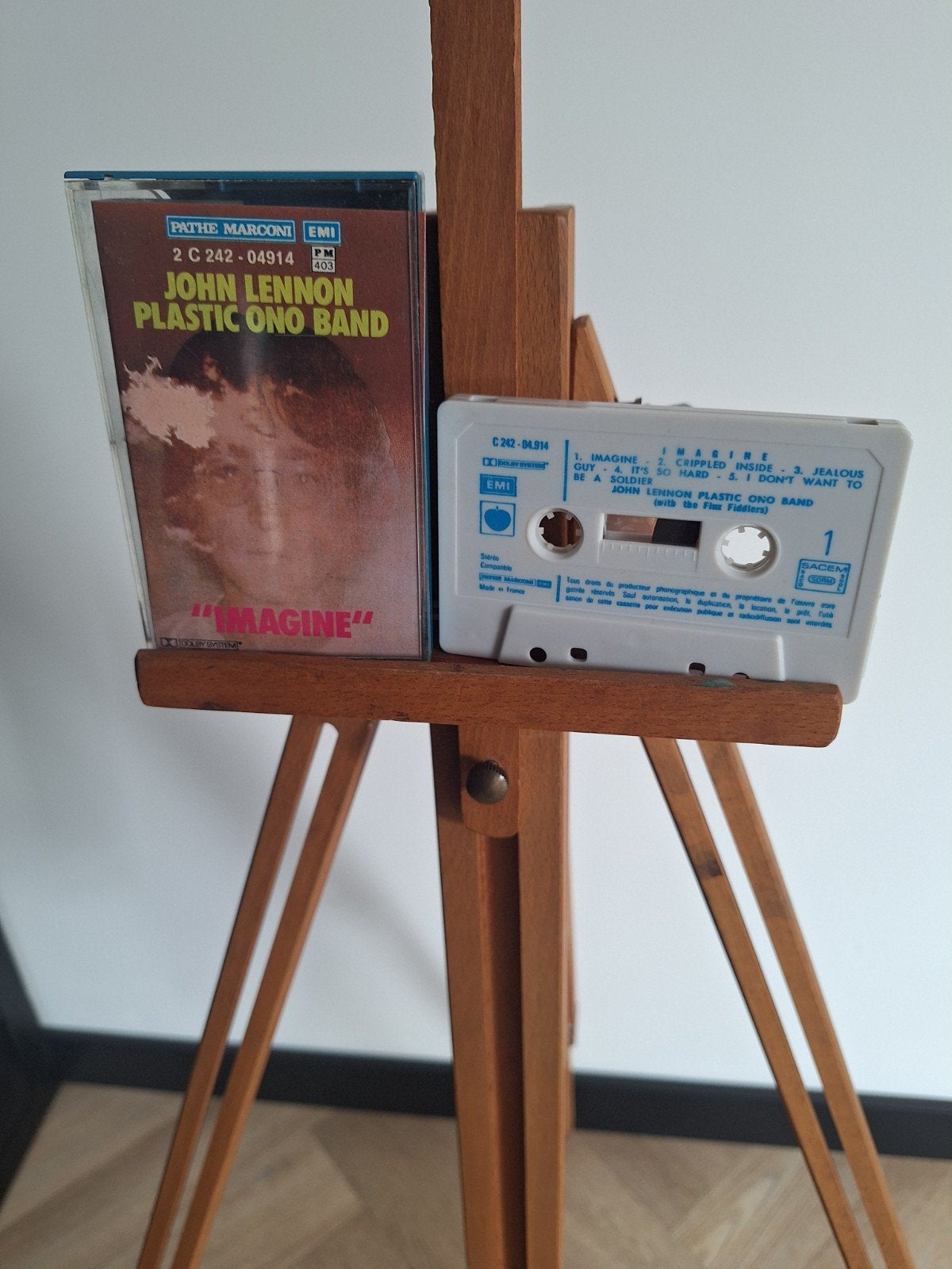 John Lennon Plastic Ono Band - Imagine Cassette, Cd's en Dvd's, Cassettebandjes, Gebruikt, 1 bandje, Ophalen of Verzenden, Voorbespeeld