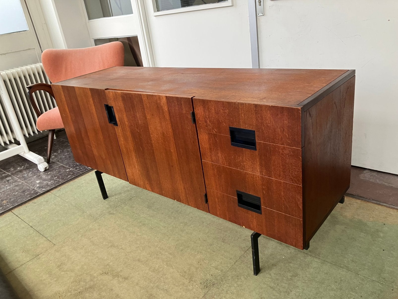 Vintage design dressoir. Cees Braakman. Japanse serie, Ophalen, Gebruikt, 25 tot 50 cm