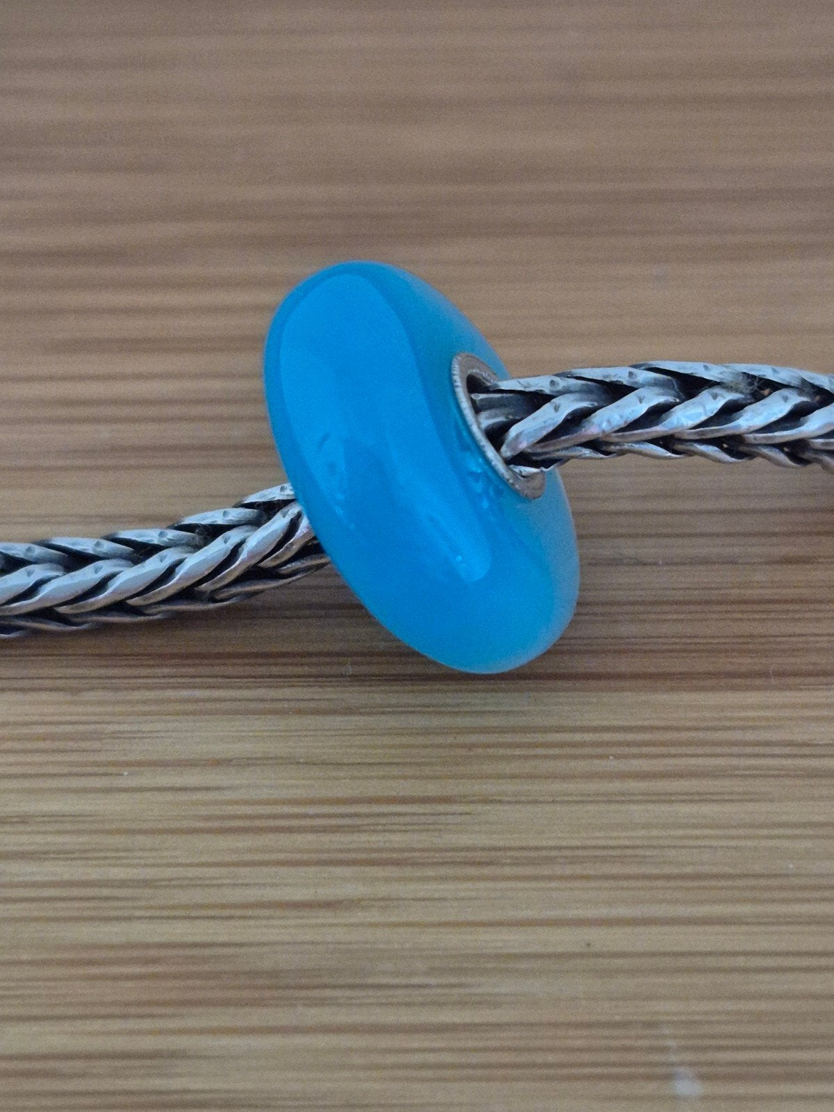 Trollbeads Trollbead gestreepte agaat nieuw, Sieraden, Tassen en Uiterlijk, Bedels, Nieuw, Trollbeads, 1 bedel, Edelsteen