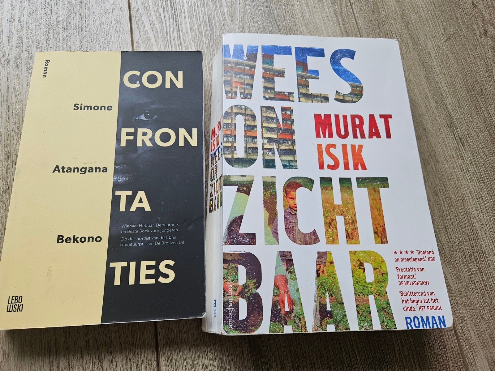 Confrontaties en Wees onzichtbaar, Boeken, Ophalen, Gelezen, Overige onderwerpen