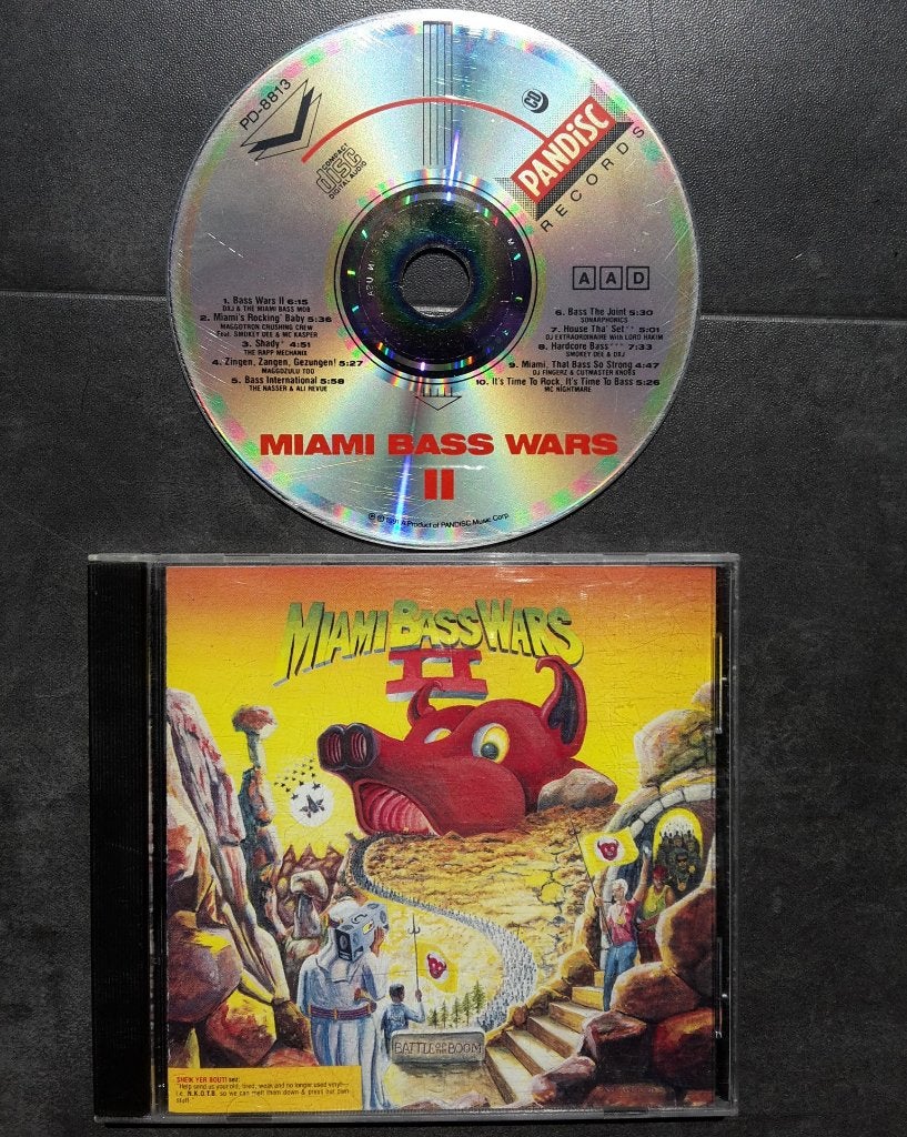CD - Miami Bass Wars II - Battle Of The Boom - Hiphop Rap, Ophalen of Verzenden, Zo goed als nieuw, Verzamelalbum