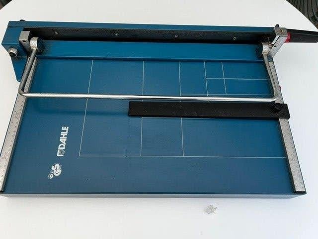 Dahle hefboomsnijmachine, Ophalen, Gebruikt