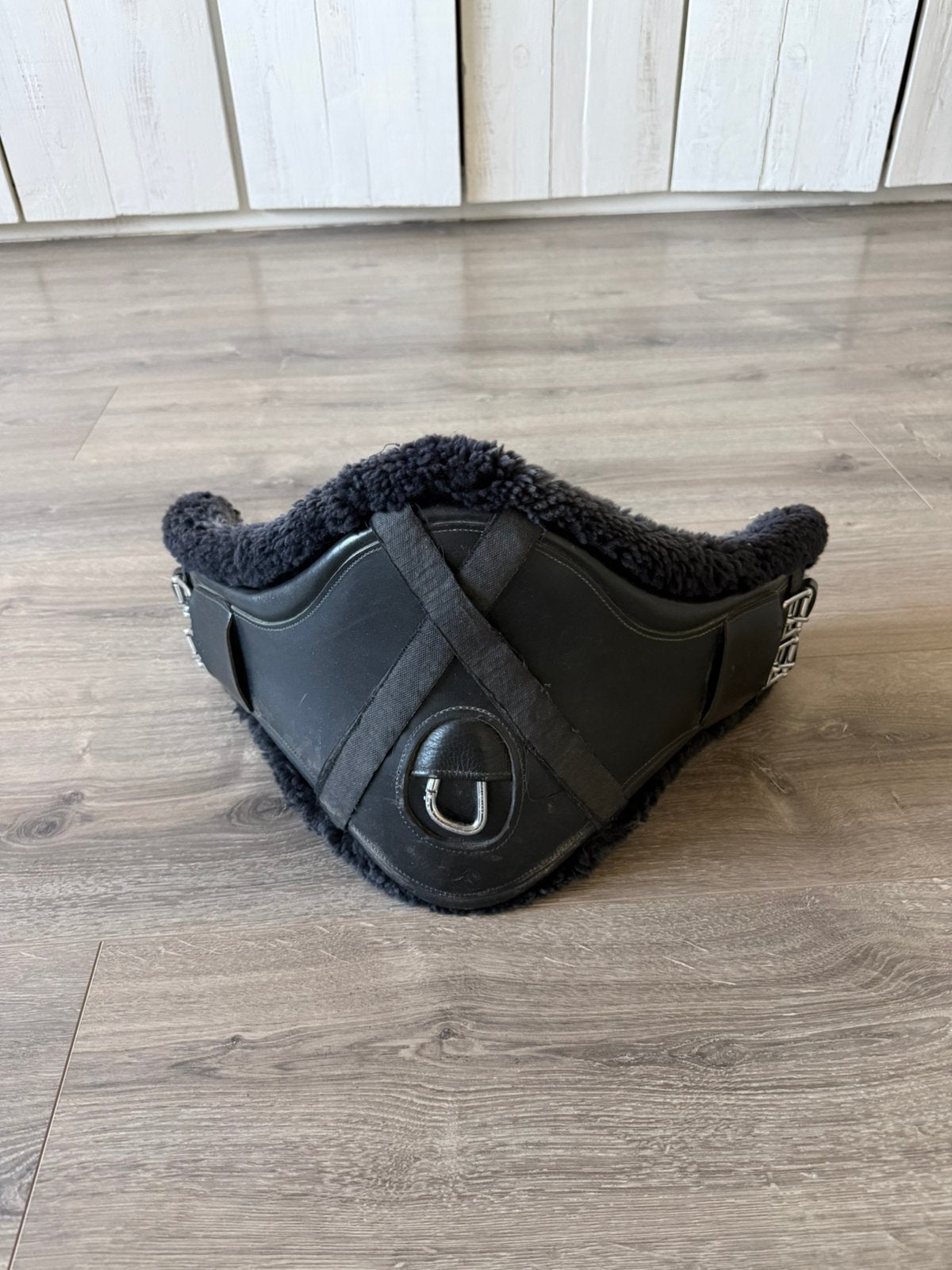 Van Rijs Anatomische singel, Dieren en Toebehoren, Paarden en Pony's | Hoofdstellen en Tuigage, Zo goed als nieuw, Singel, Zwart