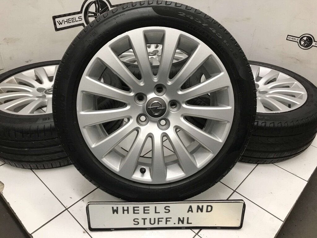 Orig Opel insignia lichtemtaal velgen 18"inch 5x120, Ophalen, Gebruikt, 18 inch, Banden en Velgen