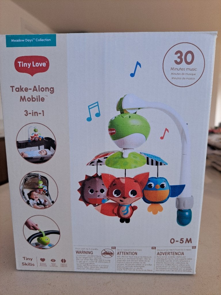 Tiny love take along 3-in-1 muziekmobiel, Ophalen of Verzenden, Nieuw, Mobiel