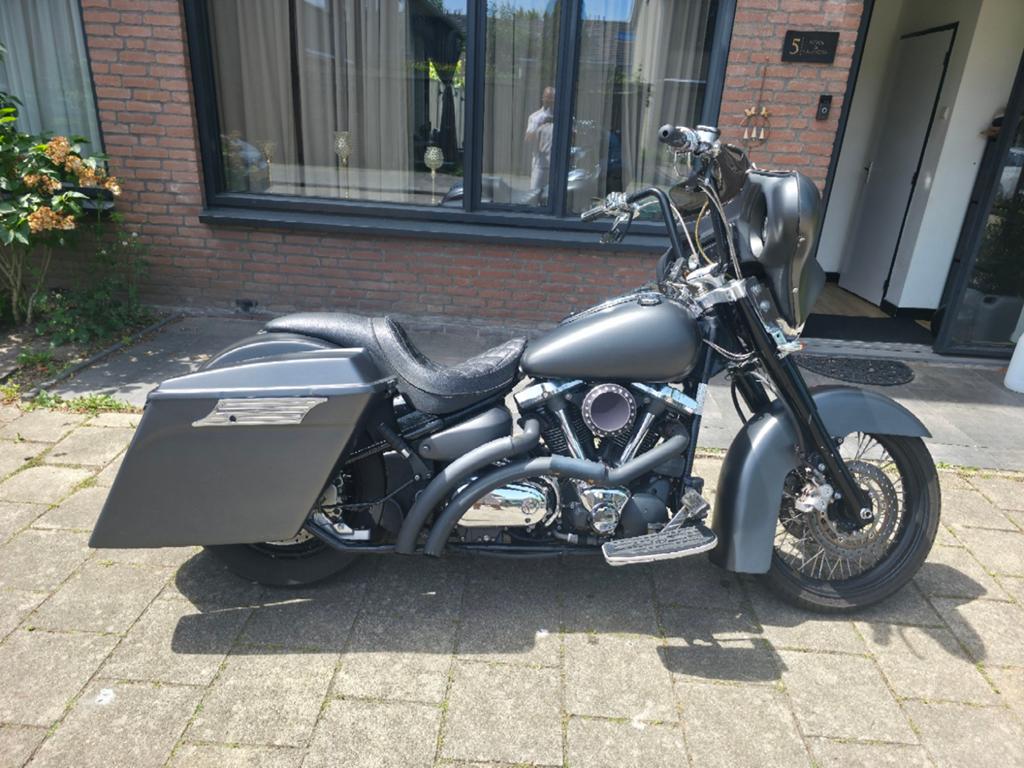 Yamaha Road Star Warrior 1700 Custom Bagger – echte eyecatch, Motoren, Particulier, Chopper