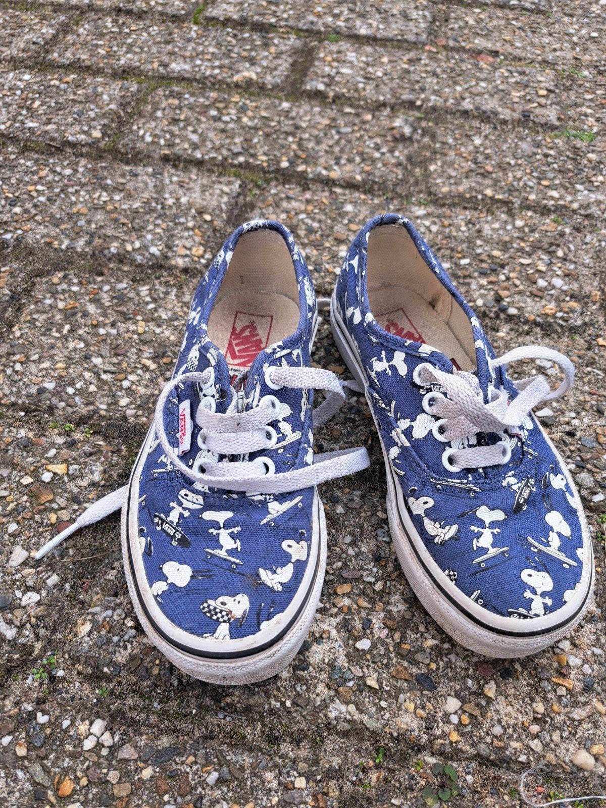 Vans Peanuts Snoopy Sneakers Maat 28 Blauw, Vans, Jongen of Meisje, Schoenen, Ophalen of Verzenden