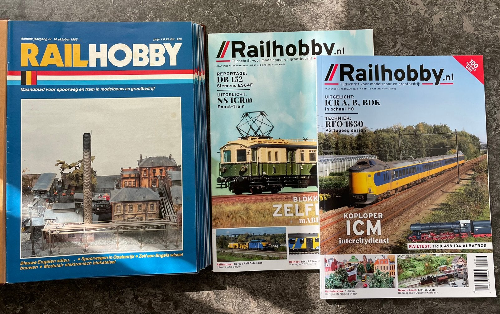 38 jaargangen Railhobby, Ophalen, Zo goed als nieuw