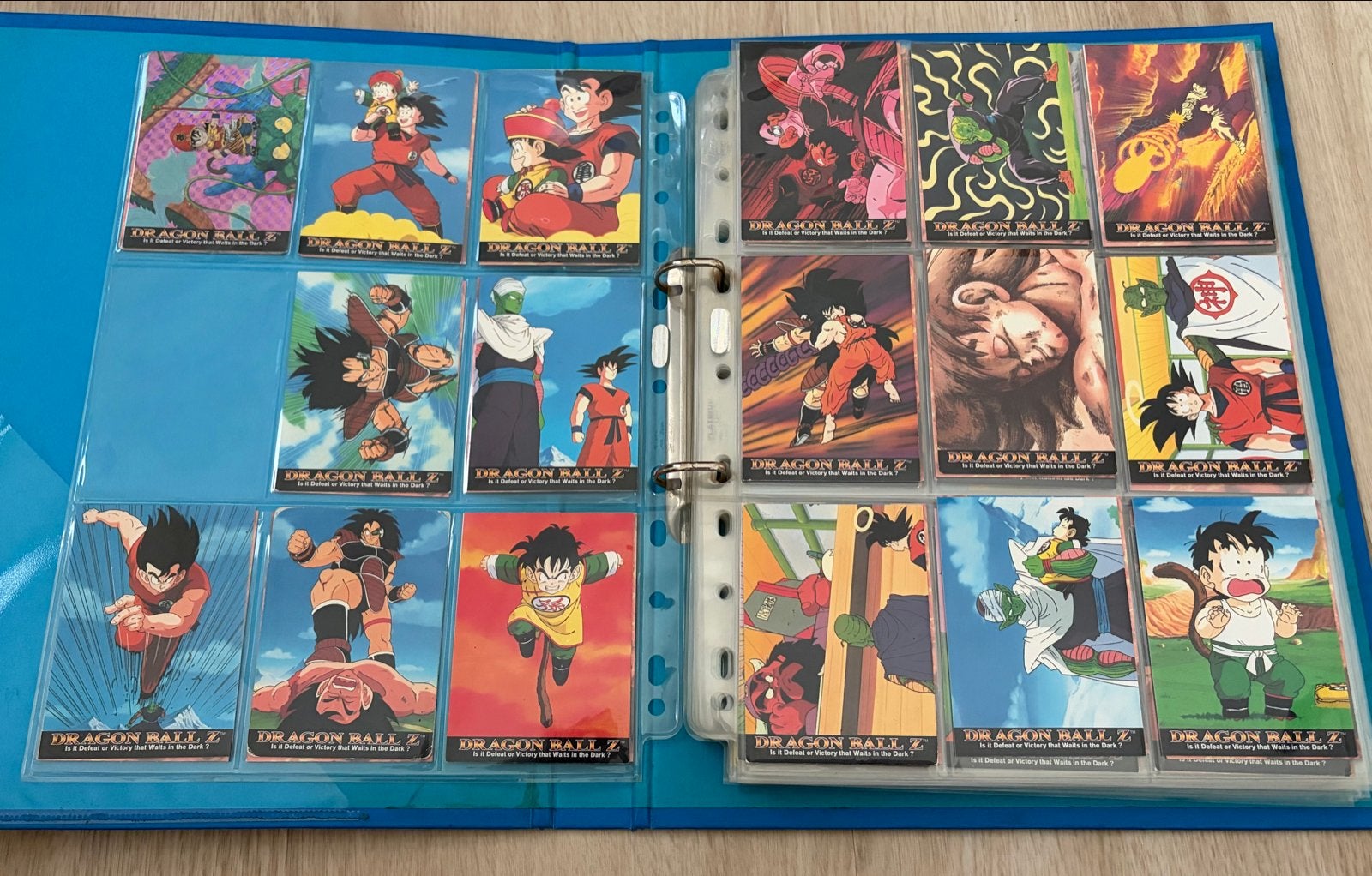 Dragon Ball Z Kaartencollectie in map, Ophalen of Verzenden, Gebruikt
