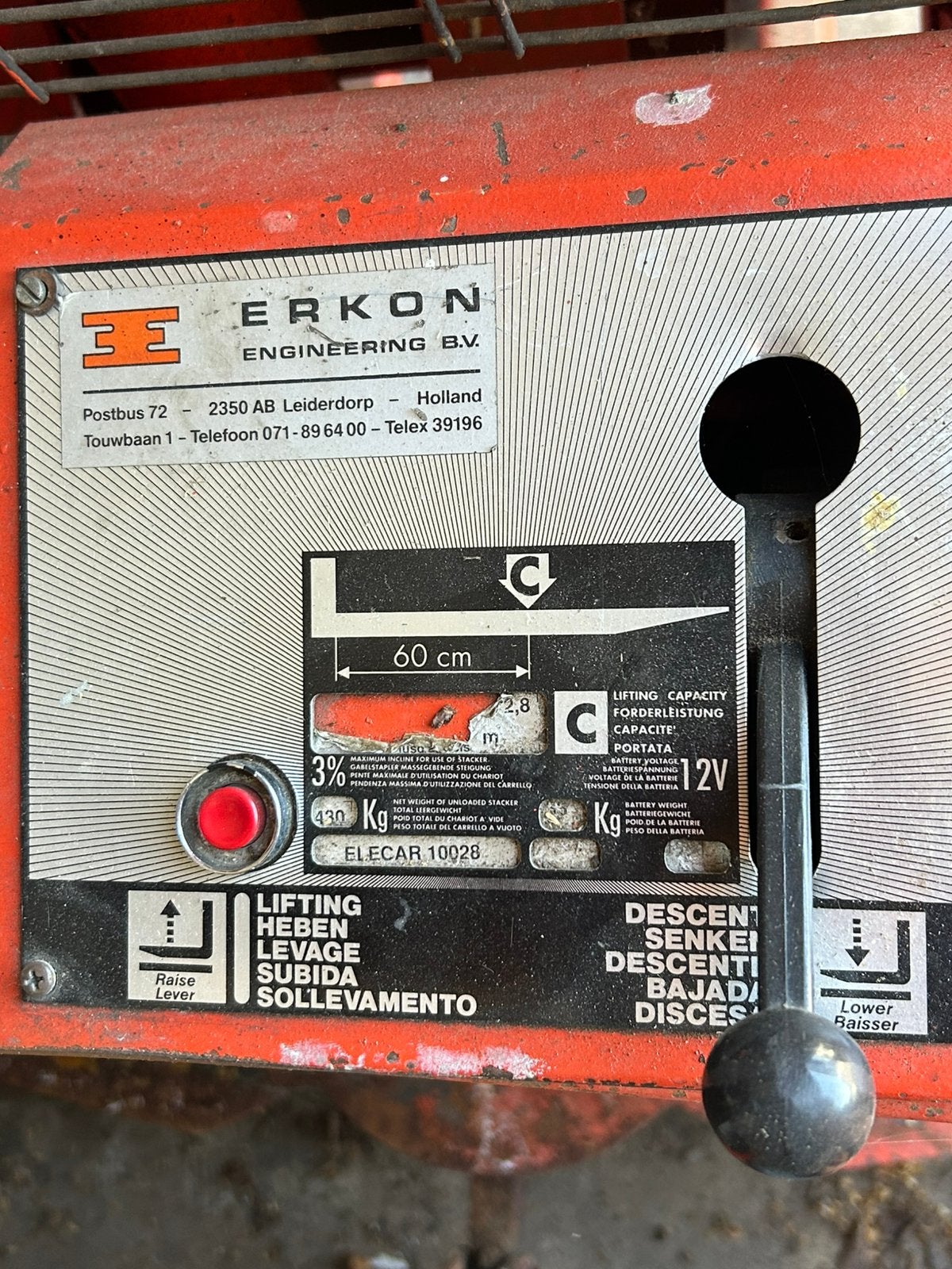 Electrische Pallet machine, Ophalen, Gebruikt
