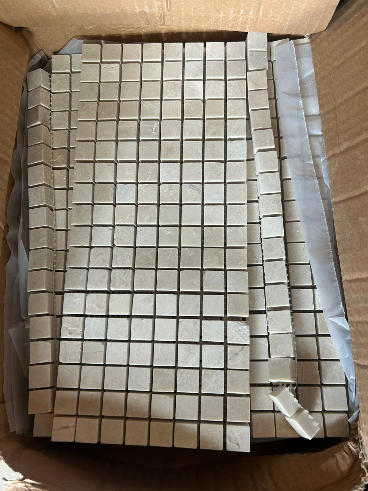 Mosaic Hexagon Plain Bottocino, Ophalen, Minder dan 20 cm, Zo goed als nieuw, Minder dan 5 m²