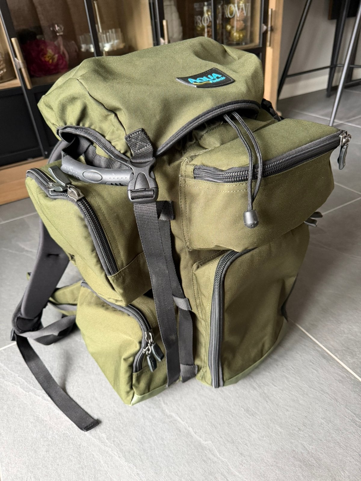 Aqua Tackle Rucksack Black Series Large NIEUW, Watersport en Boten, Ophalen of Verzenden, Nieuw, Overige typen