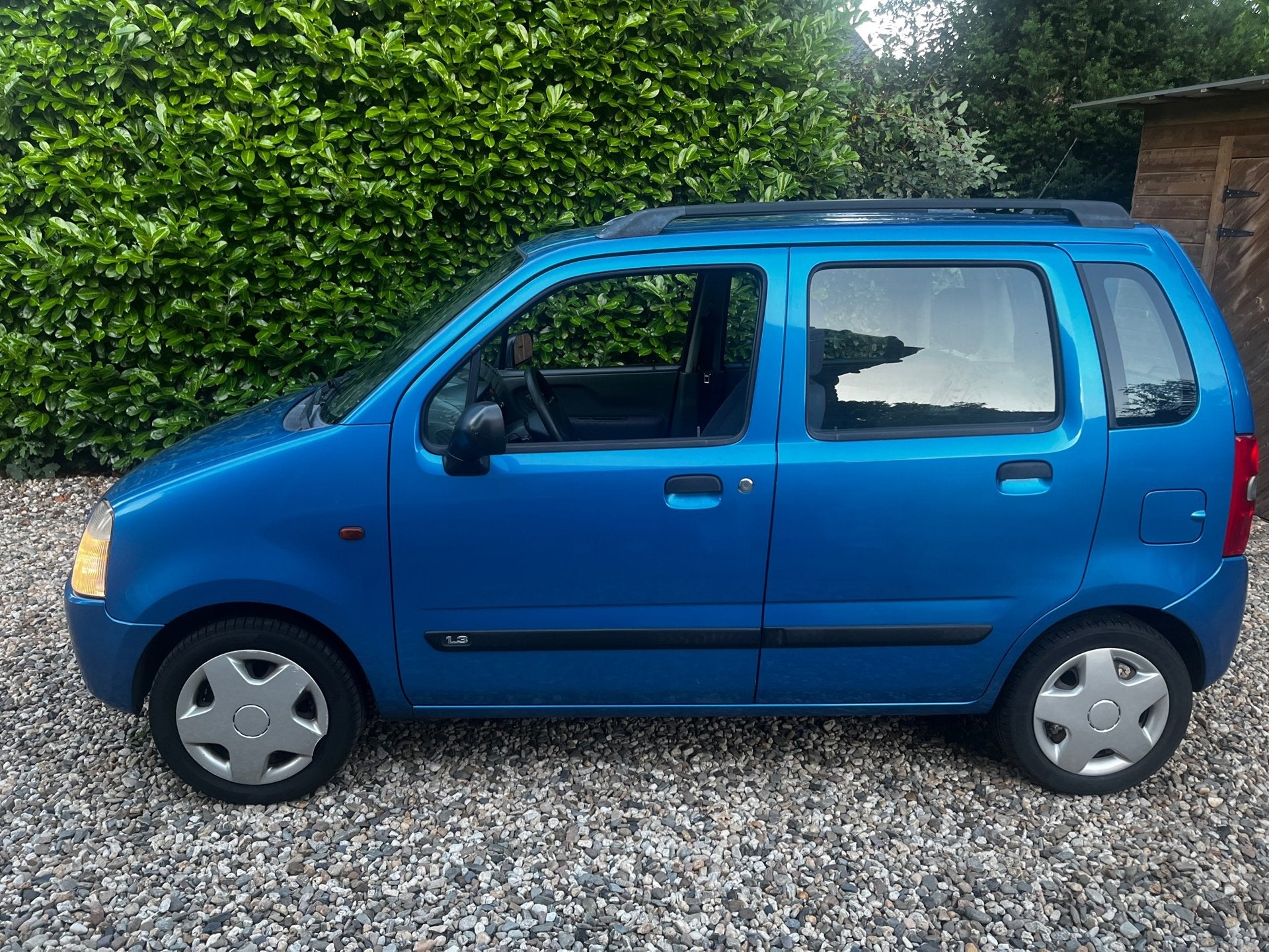 Suzuki Wagon R+ AUTOMAAT !, Stof, Zwart, 4 cilinders, Origineel Nederlands