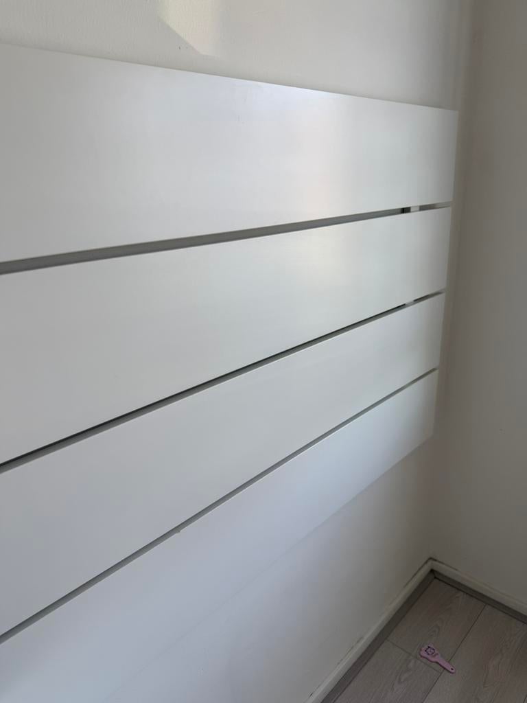 IKEA NORDLI hoofdeinde, Ophalen, Wit, Tweepersoons, Zo goed als nieuw