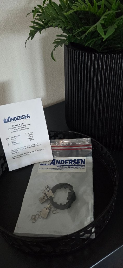 Andersen Lier Service Kit 2 voor Winch 46 ST 1982-1993, Watersport en Boten, Ophalen of Verzenden, Nieuw, Onderhoud en Reparatie