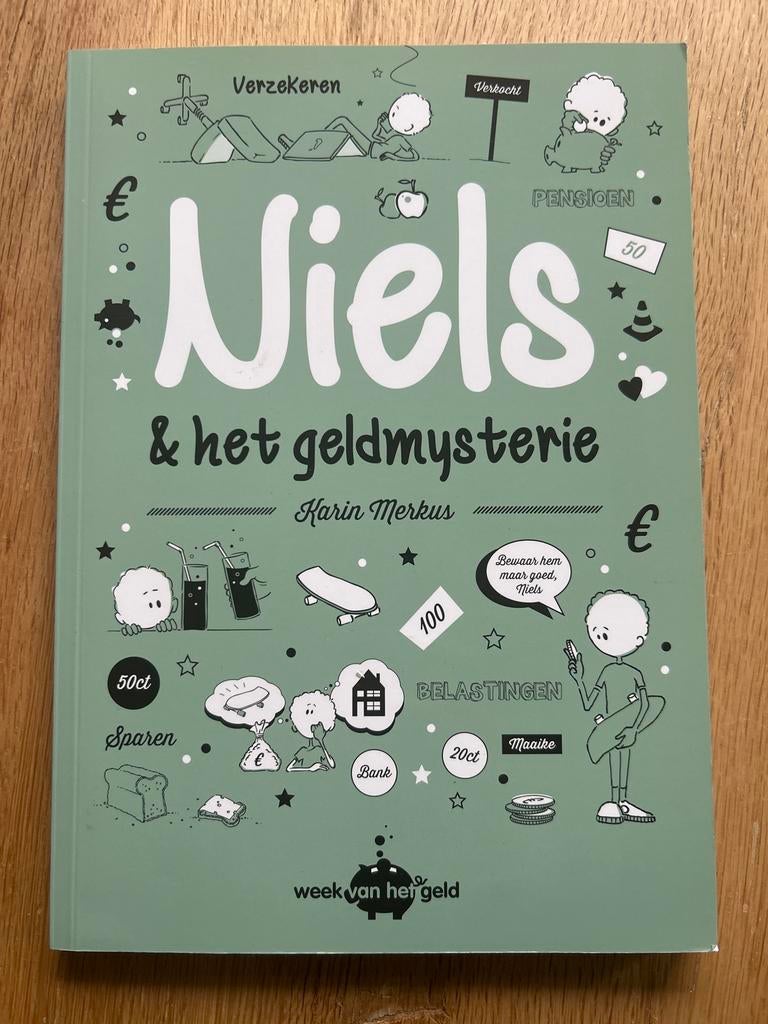 Niels & het geldmysterie - Leerzaam kinderboek over geld, Boeken, Ophalen of Verzenden, Zo goed als nieuw, Non-fictie