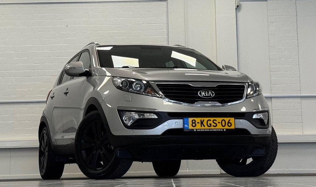 Kia Sportage 2.0i Super Pack 100% Onderhouden Lerenbekleding, Gebruikt, Zwart, 4 cilinders, 163 pk