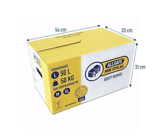 Verhuisdozen gratis op te halen, Ophalen, Doos, 50 tot 75 cm, Nieuw