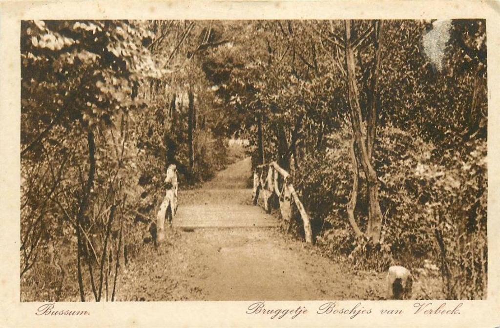 388-474-013 Bussum Bruggetje Boschjes van Verbeek, Verzenden, Voor 1920, Noord-Holland