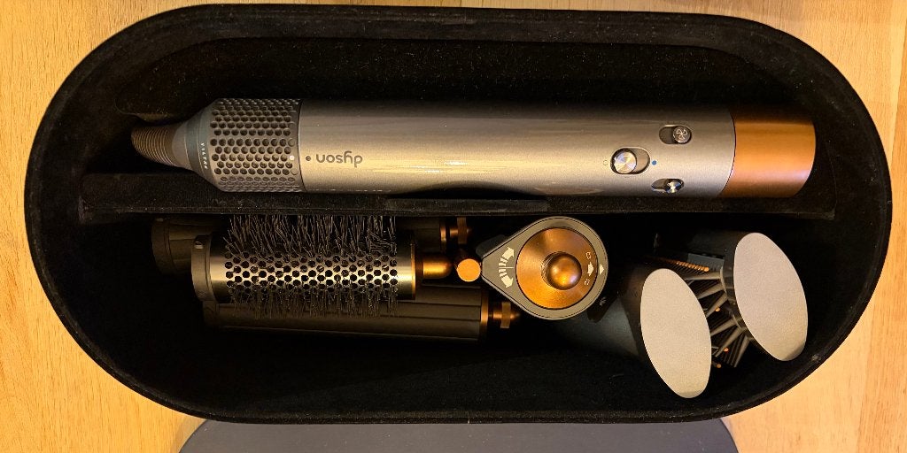 Dyson Airwrap Long Nikkel/Koper, Ophalen of Verzenden, Gebruikt, Haarverzorging