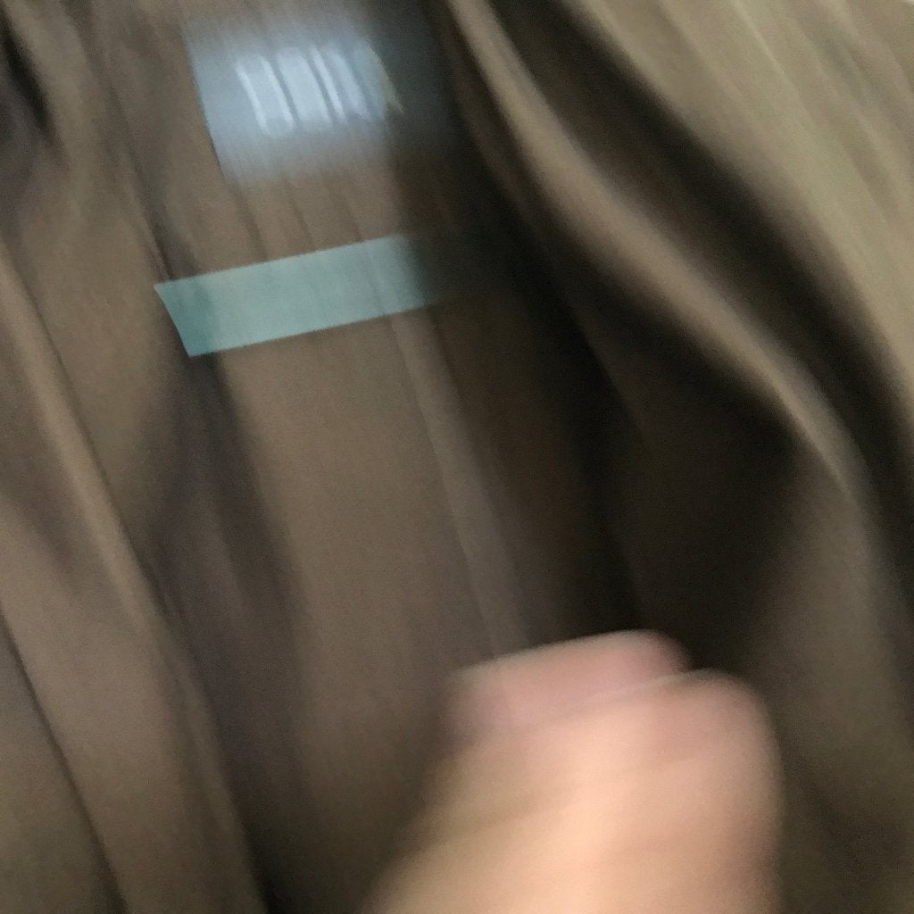 Oska bruine katoenen blouse met aparte kraag & striksluiting, Verzenden, Zo goed als nieuw, Maat 46/48 (XL) of groter, Bruin