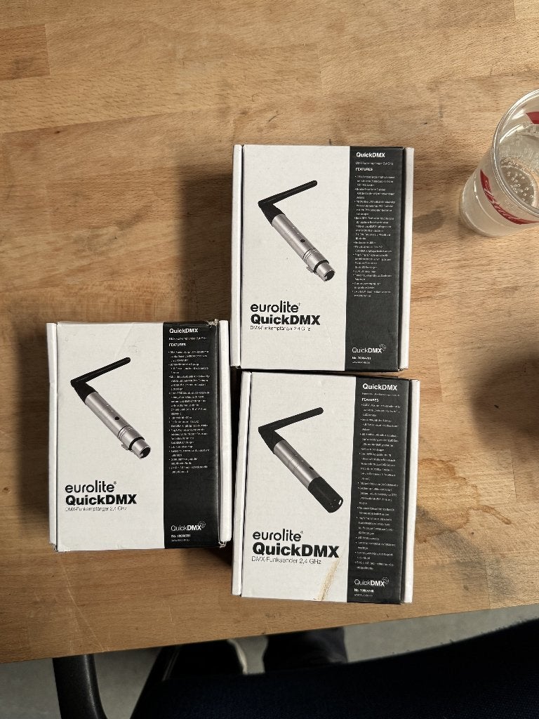 Eurolite QuickDMX Wireless Bundle, Muziek en Instrumenten, Licht en Laser, Ophalen, Zo goed als nieuw, Licht