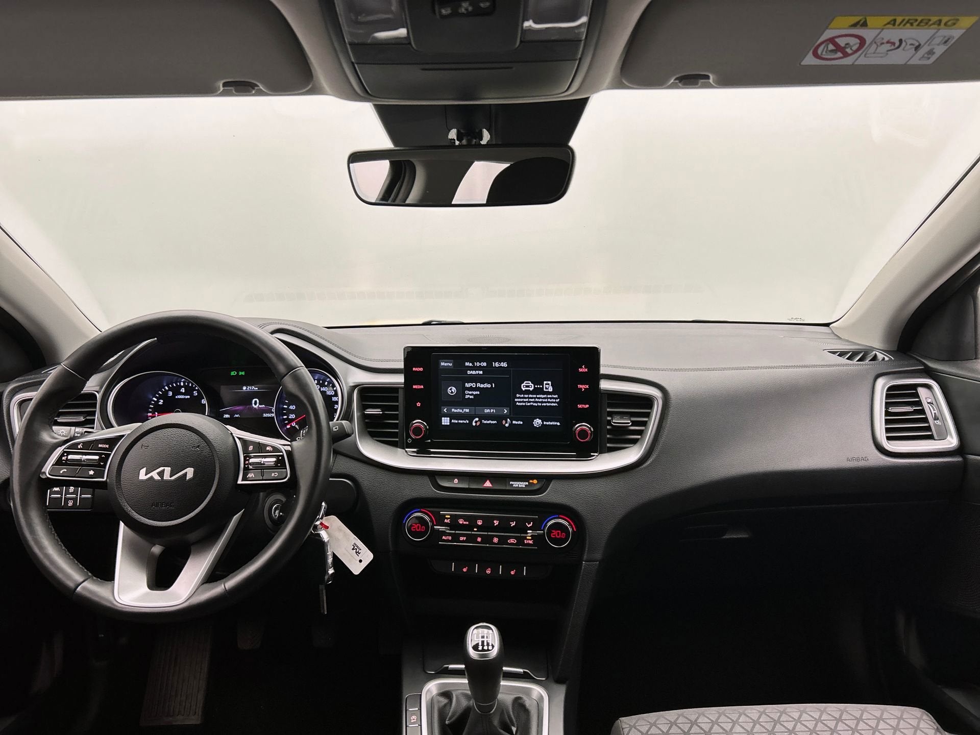 Kia Ceed Sportswagon 1.0 T-GDi DynamicLine | Apple/Carplay |, Voorwielaandrijving, Gebruikt, Wit, Handgeschakeld