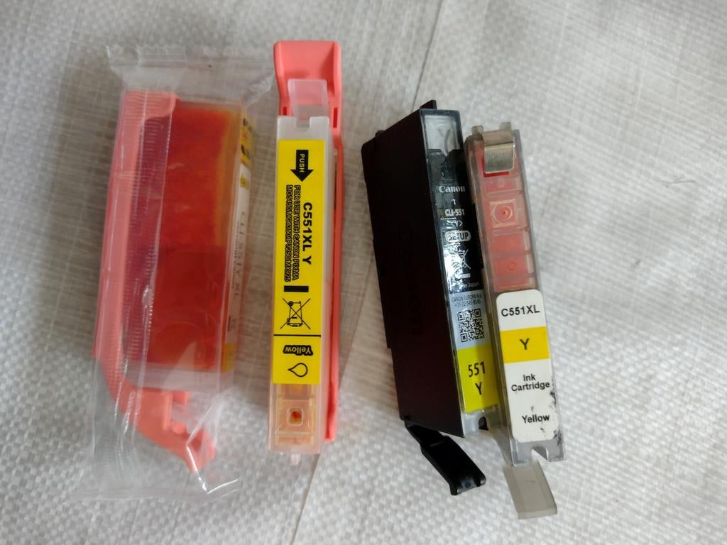 22 Cartridges voor Canon Pixma printer inkt ink. 4 kleuren, Ophalen of Verzenden, Nieuw