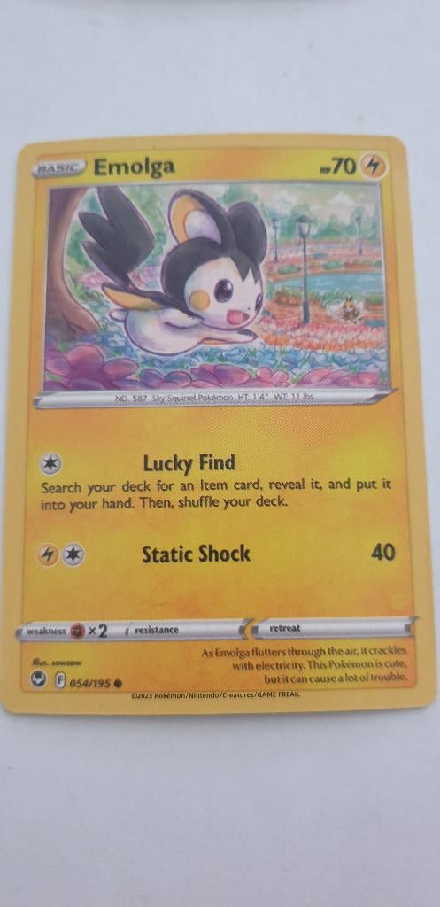 2991 pokemon 054/195 emolga, Verzenden, Nieuw