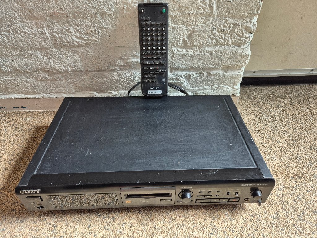 SONY minidisc deck  RECORDER MDS JE510, Audio, Tv en Foto, Walkmans, Discmans en Minidiscspelers, Ophalen of Verzenden, Minidisc-speler