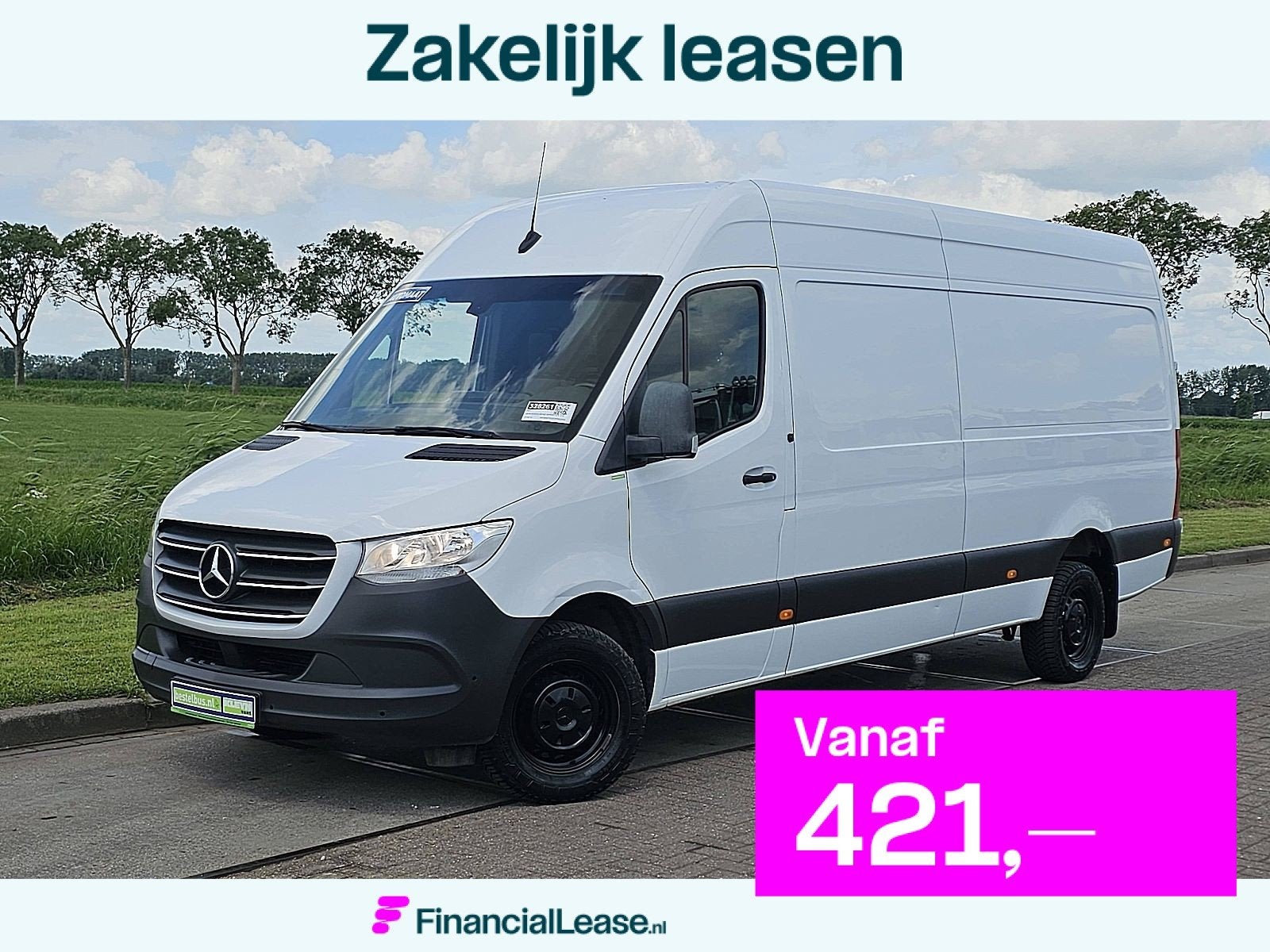 Mercedes-Benz Sprinter 316 2.2 CDI L3H2 EURO VI-D 3.5T-Trekh, Achterwielaandrijving, Gebruikt, Zwart, 4 cilinders