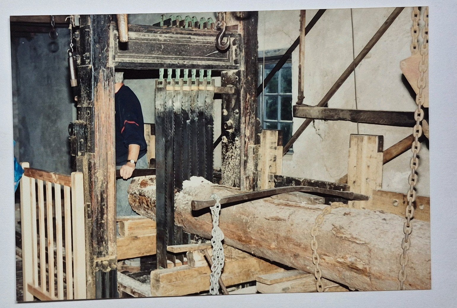 Denekamp ( Ov. ) foto interieur Watermolen, Verzenden, 1980 tot heden, Foto, Zo goed als nieuw
