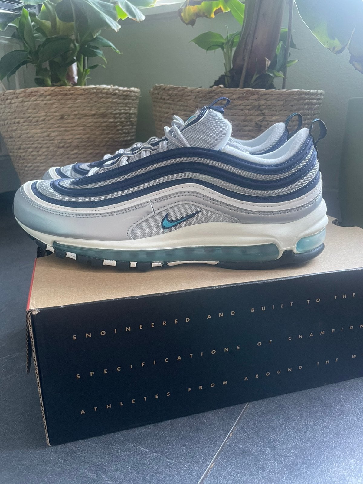 Nike Air Max 97 Chlorine! Nieuw! Maat 43! OG, Overige kleuren, Nieuw, Ophalen of Verzenden, Sneakers of Gympen