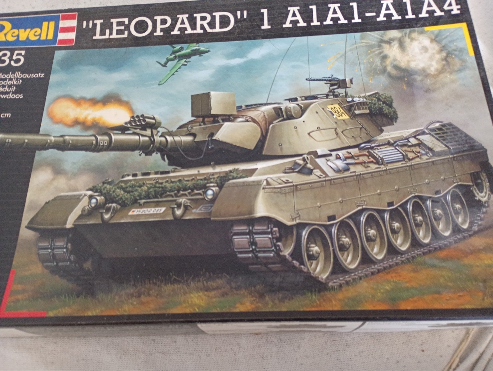 Vintage Revell Leopard 1 A1A1-A1A4 Tank Modelbouw, Hobby en Vrije tijd, Modelbouw | Auto's en Voertuigen, Gebruikt, Tank, Verzenden