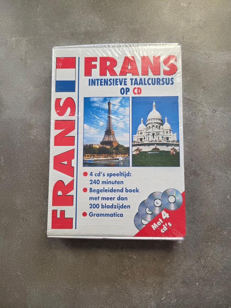 Intensieve taalcursus Frans op CD - Nieuw en geseald, Ophalen of Verzenden, Nieuw, Onbekend, Non-fictie