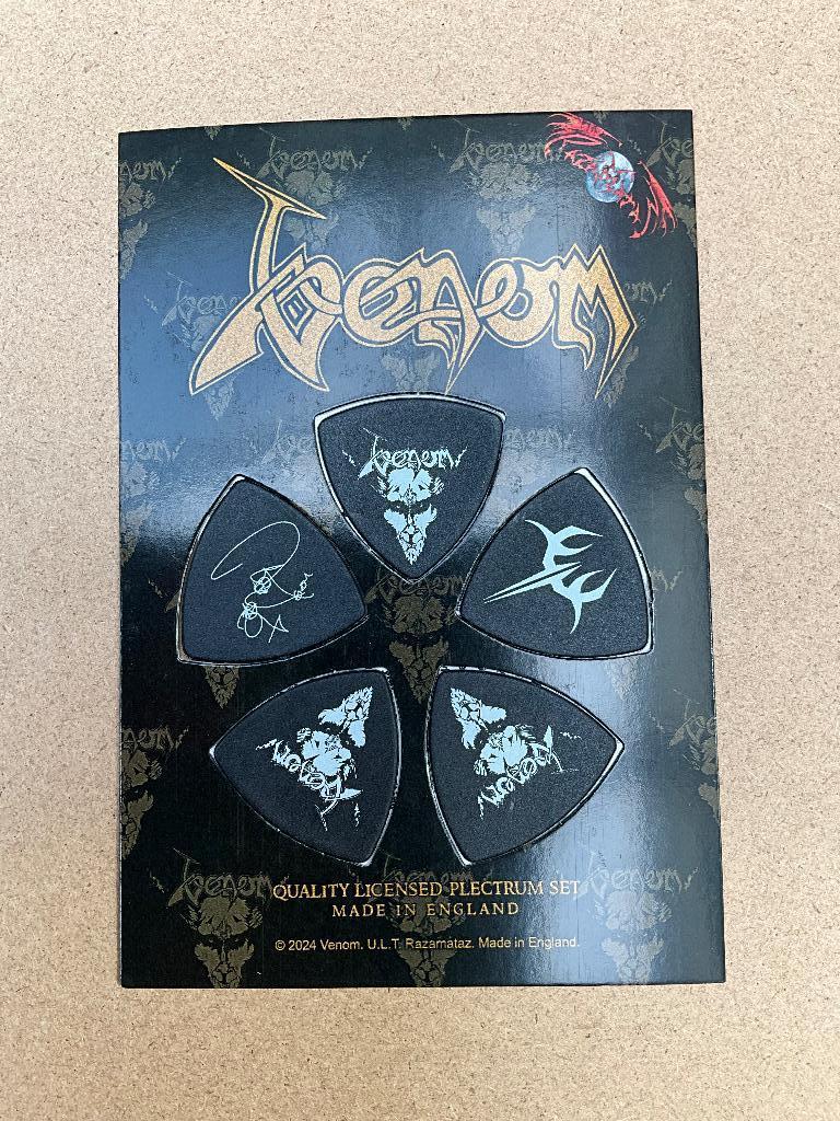 5 delige Plectrumset van Venom, 5 delige Plectrumset van Venom, Nieuw, Ophalen of Verzenden, Foto of Kaart