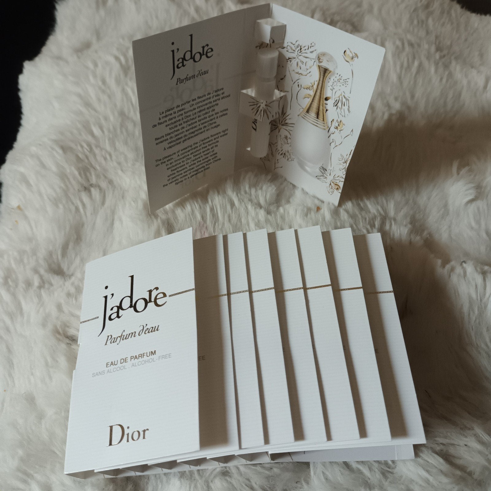 JADORE DIOR D'EAU parfum proefjes..9 x..nieuw, Ophalen of Verzenden, Nieuw
