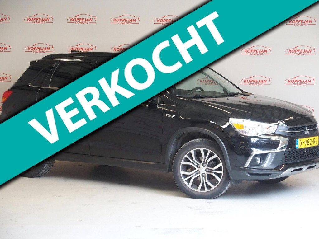 Mitsubishi ASX 1.6 Cleartec Connect Pro+, Cruise, Lane, pano, Auto's, Mitsubishi, Gebruikt, 4 cilinders, 1590 cc, Zwart